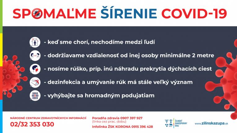 Spomaľme šírenie COVID - 19 II.